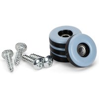 Teflon-Möbelgleiter mit Schrauben │ 20 Stück │ Rund │ ø 25 mm, Dicke: 5 mm │ Bodenschoner │ PTFE-Gleiter │ Teflon-Gleiter von TONCHEAN