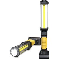 1PC cob wiederaufladbare LED-Arbeitsleuchte Inspektionslampe Ultra-starke Magnet-Taschenlampe für Garage Werkstatt diy von TONCHEAN