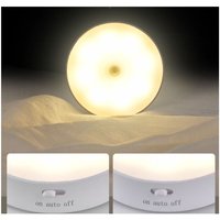 2er-Pack wiederaufladbare Nachtlichter mit Bewegungsmelder, automatisches LED-Wandnachtlicht, Kinder-Nachtlichtlampe für Babyschlafzimmer, von TONCHEAN