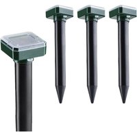 4er-Pack Solar-Maulwurfabwehr – Wühlmausfalle – Taschenrattenabwehr – Wühlmausabwehr für den Außenbereich – Insektenabwehr für den Außenbereich – von TONCHEAN