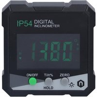 Tonchean - 4x90° Tragbarer digitaler Neigungsmesser mit LCD-Hintergrundbeleuchtung, digitaler Winkelmesser, einseitiger magnetischer von TONCHEAN
