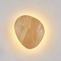Augenschonende Holz led Wandlampe, Moderne Wandlampe Innenwandleuchte Leuchte für Wohnzimmer Schlafzimmer Esszimmer Flur Treppenhaus Dekorative von TONCHEAN