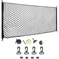 Autogepäcknetz, 115 x 60 cm, elastisches Kofferraumnetz aus Nylon, multifunktionales Schutznetz zur Aufbewahrung von Haustieren im Kofferraum Ihres Autogepäcknetz, 115 x 60 cm, elastisches Kofferraumnetz aus Nylon, multifunktionales Schutznetz zur Aufbewahrung von Haustieren im Kofferraum Ihres von TONCHEAN