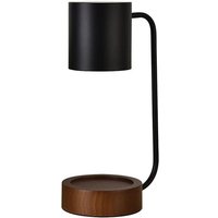 Dimmbare und umschaltbare Aromatherapie-Kerzenlampe aus Holz für das Bett, flammenloser elektrischer Kerzenwärmer, auf und ab schmelzende Kerze als von TONCHEAN