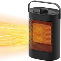 Elektrischer PTC-Keramikheizer, 1500 w, energiesparender, leiser Heizlüfter, Überhitzungsschutz mit tragbarem Griff, 3 Modi, Badezimmerheizung, von TONCHEAN