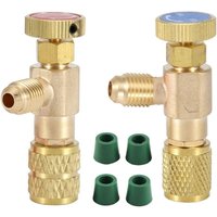 Tonchean - R22 R410 Kältemittel-Ladeventil, Klimaanlage Kältemittel-Sicherheitsventil, Kupfer-Durchflussregelventile, Kupfer-Fluor-Sicherheitsventil von TONCHEAN