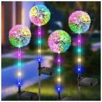 Tonchean - Solarleuchten für draußen, 4er-Pack Solar-Löwenzahnlichter mit farbwechselnden LEDs, wasserdichte Solar-Gartenleuchten für draußen für Tonchean - Solarleuchten für draußen, 4er-Pack Solar-Löwenzahnlichter mit farbwechselnden LEDs, wasserdichte Solar-Gartenleuchten für draußen für von TONCHEAN