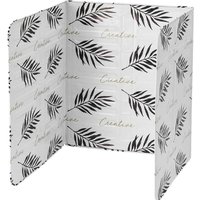 Tonchean - Spritzschutz, Spritzschutz für Herd, Bratpfanne, Ölwanne, Aluminiumfolie, Displayschutz 84,5 x 32,5 cm, Blume von TONCHEAN