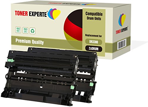 TONER EXPERTE 2-er Pack Trommel kompatibel zu DR3300 für Brother HL-5440D HL-5450DN HL-5470DW HL-6180 HL-6180DW MFC-8510DN MFC-8520DN MFC-8950 MFC-8950DW MFC-8950DWT DCP-8110 DCP-8110DN DCP-8250 von TONER EXPERTE