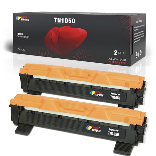 2er-Pack TONER EXPERTE® Premium Toner kompatibel zu TN1050 XXL für Brother DCP-1510 DCP-1512 DCP-1610W DCP-1612W HL-1110 HL-1112 HL-1210W HL-1212W MFC-1810 MFC-1910W von TONER EXPERTE