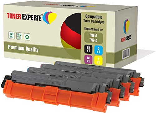 4er Set TONER EXPERTE Premium Toner kompatibel zu TN241 TN245 für Brother DCP-9015CDW -HL-3152CDW HL- TN-241 TN-245 Multipack Standard von TONER EXPERTE