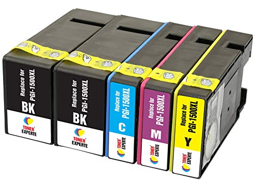 TONER EXPERTE PGI-1500XL 5 XL Druckerpatronen kompatibel für MAXIFY MB2350 MB2750 MB2755 MB2050 MB2150 MB2155 9182B001 9193B001 9194B001 9195B001 | hohe Kapazität von TONER EXPERTE