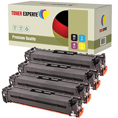 TONER EXPERTE® 4 Toner kompatibel zu CE410X 305X CE411A CE412A CE413A 305A für Laserjet Pro 400 Color MFP M475dn M475dw M451nw M451dn M451dw Pro 300 M351a M375nw (BK: 4400 & C/M/Y: 2600 Seiten) von TONER EXPERTE