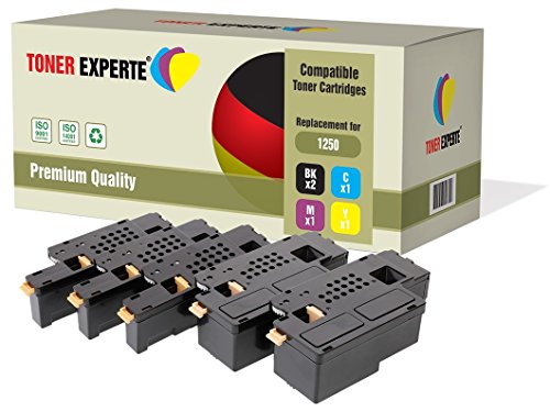 TONER EXPERTE® 5 Premium Toner kompatibel für Dell 1250c, 1350cn, 1350cnw, 1355cn, 1355cnw, C1760nw, C1765nf, C1765nfw, C17XX von TONER EXPERTE