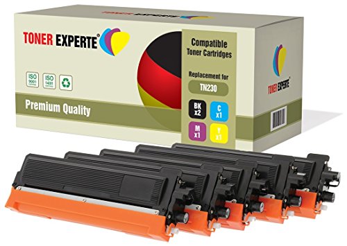 TONER EXPERTE® 5 Premium Toner kompatibel zu TN230 für Brother DCP-9010CN, HL-3040CN, HL-3045CN, HL-3070CN, HL-3070CW, HL-3075CW, MFC-9120CN, MFC-9125CN, MFC-9320CW, MFC-9325CW von TONER EXPERTE