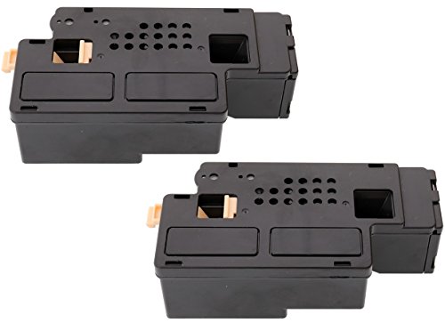 TONER EXPERTE® 593-11016 2 Schwarz Toner kompatibel für Dell 1250c 1350cn 1350cnw 1355cn 1355cnw C1760nw C1765nf C1765nfw C17XX (2000 Seiten) von TONER EXPERTE