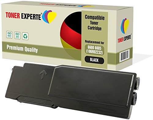 TONER EXPERTE® Schwarz Premium Toner kompatibel zu 106R02232 für Xerox Phaser 6600, 6600dn, 6600n, WorkCentre 6605, 6605dn, 6605n von TONER EXPERTE