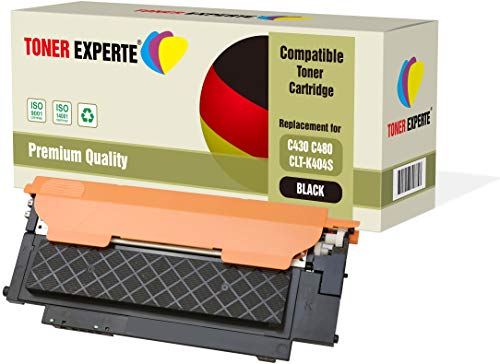 TONER EXPERTE® Schwarz Premium Toner kompatibel zu CLT-K404S für Samsung Xpress SL-C430, SL-C430W, SL-C480, SL-C480FN, SL-C480FW, SL-C480W von TONER EXPERTE