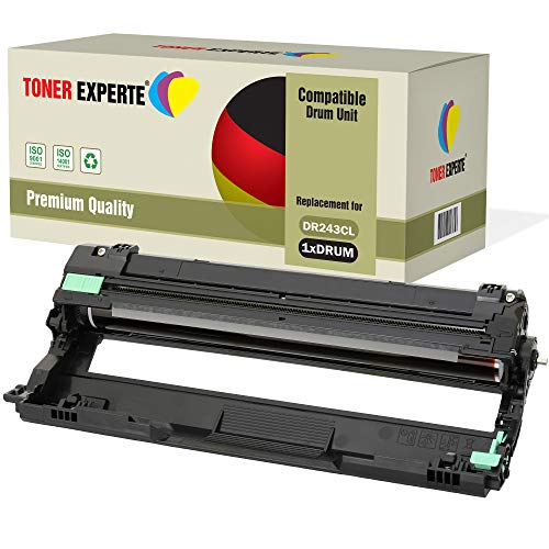 TONER EXPERTE® Schwarz Trommel kompatibel zu DR243 DR-243CL (18000 Seiten) für Brother DCP-L3510CDW DCP-L3550CDW HL-L3210CW HL-L3230CDW HL-L3270CDW MFC-L3710CW MFC-L3730CDN MFC-L3750CDW MFC-L3770CDW von TONER EXPERTE