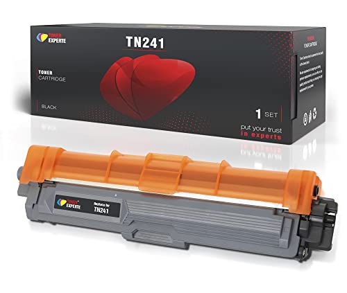 Toner Experte TN241 TN-241 Tonerkartusche Ersatz für Brother TN241BK TN-241BK Kompatible für DCP-9017CDW DCP-9022CDW HL-3142CW HL-3152CDW MFC-9142CDN MFC-9332CDW MFC-9342CDW (1 Schwarz) von TONER EXPERTE