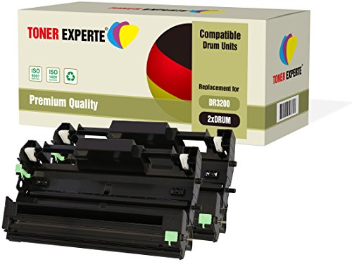 TONER EXPERTE 2-er Pack Trommel kompatibel zu DR3200 für Brother HL-5340D HL-5350DN HL-5350DNLT HL-5370DW HL-5380DN DCP-8070D DCP-8085DN MFC-8370DN MFC- 8380DN MFC-8880DN MFC-8890DW von TONER EXPERTE