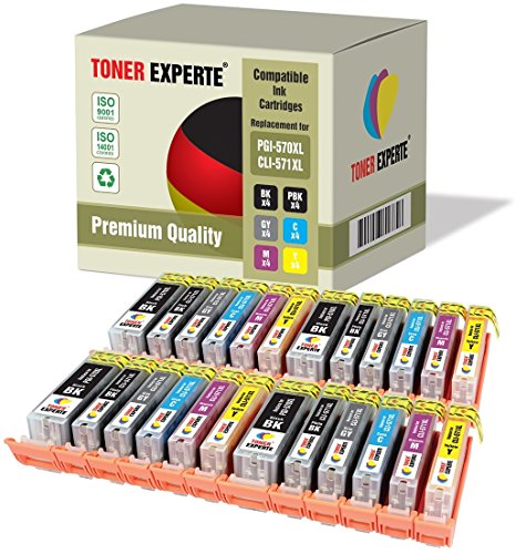 TONER EXPERTE 24 XL PGI-570XL CLI-571XL Druckerpatronen kompatibel für Pixma MG7750 MG7751 MG7752 MG7753 TS8050 TS8051 TS8052 TS8053 TS9050 TS9055 von TONER EXPERTE