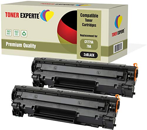 TONER EXPERTE 2er-Pack Premium Toner kompatibel zu CF279A 79A für Laserjet Pro MFP M26nw M26a M12 M12a M12w von TONER EXPERTE