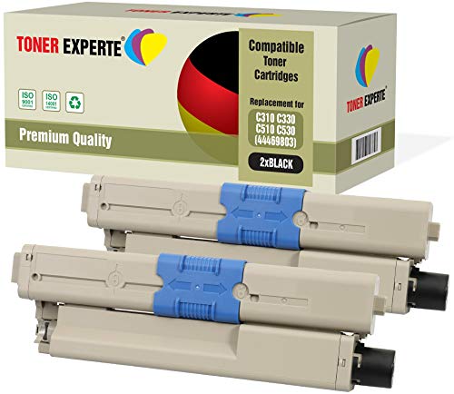 TONER EXPERTE 2er Pack Schwarz Premium Toner kompatibel zu 44469803 für Oki C310dn C330dn C331dn C510dn C511dn C530dn C531dn MC351 MC361 MC361dn MC362dn MC561dn MC562dn MC562w TONER EXPERTE 2er Pack Schwarz Premium Toner kompatibel zu 44469803 für Oki C310dn C330dn C331dn C510dn C511dn C530dn C531dn MC351 MC361 MC361dn MC362dn MC561dn MC562dn MC562w von TONER EXPERTE