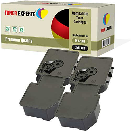 TONER EXPERTE 2er Pack Schwarz Premium Toner kompatibel zu TK-5230K 1T02R90NL0 für Kyocera ECOSYS P5021CDN, P5021CDW, M5521CDN, M5521CDW TONER EXPERTE 2er Pack Schwarz Premium Toner kompatibel zu TK-5230K 1T02R90NL0 für Kyocera ECOSYS P5021CDN, P5021CDW, M5521CDN, M5521CDW von TONER EXPERTE