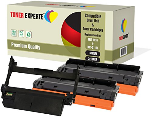 TONER EXPERTE 3-er Pack Trommel & 2 Toner kompatibel zu MLT-R116 MLT-D116L für Samsung Xpress SL-M2625 M2625D M2675F M2675FN M2825DW M2825ND M2835 M2835DW M2875FD M2875FW M2875ND M2885FW von TONER EXPERTE