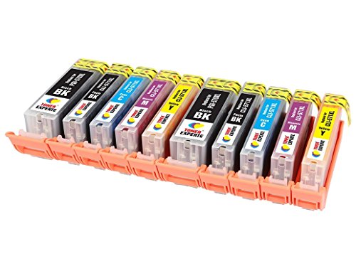 TONER EXPERTE PGI-570XL CLI-571XL 10er Set Druckerpatronen kompatibel für PIXMA MG5750 MG5751 MG6850 MG6851 MG7750 TS5050 TS6050 MG5752 MG5753 MG6852 MG6853 TS6051 TS6052 | hohe Kapazität von TONER EXPERTE