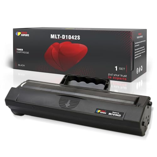 Toner Experte Kompatibel für Samsung MLT-D1042S Schwarz Tonerkartusche Ersatz für D1042S für ML 1660 ML 1675 ML 1860 ML 1865W SCX 3200 SCX 3205 SCX 3205W Druckerpatronen von TONER EXPERTE
