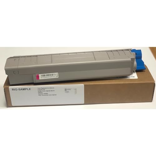 Toner Oki C8600 C8800 - Magenta - 6.000 Seiten A4 (EIN / ISO) - Oki SAP Code: 43487710 - Oki EAN: 5031713037729 - Gewicht: 497 Grams - REGENERIERT - RENOVIERT von TONERPRO