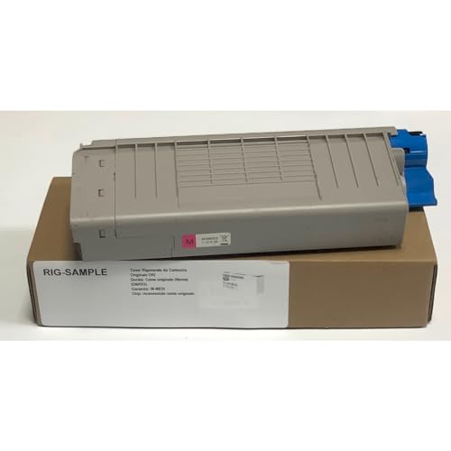 Toner Oki MC760 MC770 MC780 - Magenta - 6.000 Seiten A4 (EIN / ISO) - Oki SAP Code: 45396302 - Oki EAN: 5031713057673 - Gewicht: 462 Grams - REGENERIERT - RENOVIERT von TONERPRO