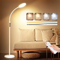 12W 3 in 1 led Stehlampe Stehleuchte Dimmbar Leselampe mit Fernbedienung und Touch-Schalter, 5 Farbtemperaturen und 5 Helligkeitsstufen für 12W 3 in 1 led Stehlampe Stehleuchte Dimmbar Leselampe mit Fernbedienung und Touch-Schalter, 5 Farbtemperaturen und 5 Helligkeitsstufen für von TONFFI