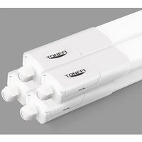 4 Stück Feuchtraumleuchte LED 115cm, 36W 4320LM LED Deckenleuchte Röhre, Verknüpfbar Werkstattlampe IP65 Wasserfest Leuchte, Feuchtraum Wannenleuchte 4 Stück Feuchtraumleuchte LED 115cm, 36W 4320LM LED Deckenleuchte Röhre, Verknüpfbar Werkstattlampe IP65 Wasserfest Leuchte, Feuchtraum Wannenleuchte von TONFFI