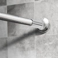 1 Stück Dmore Duschvorhangstange Edelstahl 70-95 cm ohne Bohren, Ausziehbar Teleskopstange kann durch Drehen verstellt werden. Kann sicher als von TONFFI