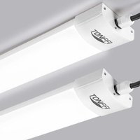 Led Feuchtraumleuchte 150CM KaltWeiß Slim, led Lampe Werkstattlampe IP65 für Garage Keller Büro 42W 5000K 2Stück - KaltWeiß von TONFFI