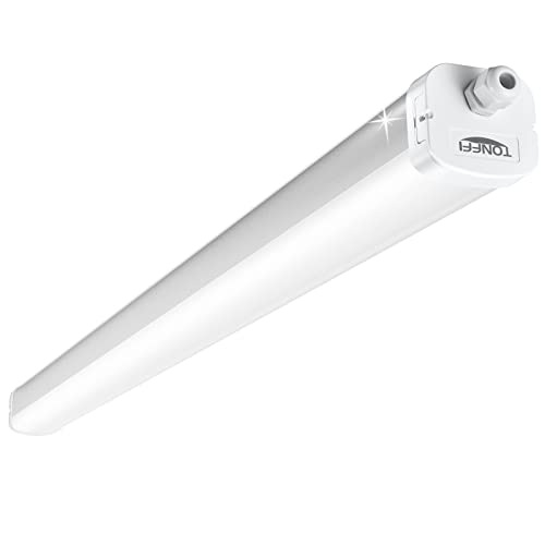 TONFFI LED Feuchtraumleuchte 150cm 60W mit 7200LM für Keller Garage Werkstatt Warenhaus, LED Wannenleuchte Feuchtraumlampe Werkstattlampe Röhre, Neutralweiß 4000K Wasserfest IP66 von TONFFI