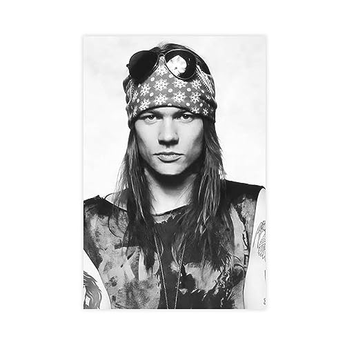 TONFON Axl Rose Amerikanische Sängerin Retro Poster Leinwand Poster Schlafzimmer Dekor Sport Landschaft Büro Zimmer Dekor Geschenk ungerahmt 30 x 45 cm TONFON Axl Rose Amerikanische Sängerin Retro Poster Leinwand Poster Schlafzimmer Dekor Sport Landschaft Büro Zimmer Dekor Geschenk ungerahmt 30 x 45 cm von TONFON