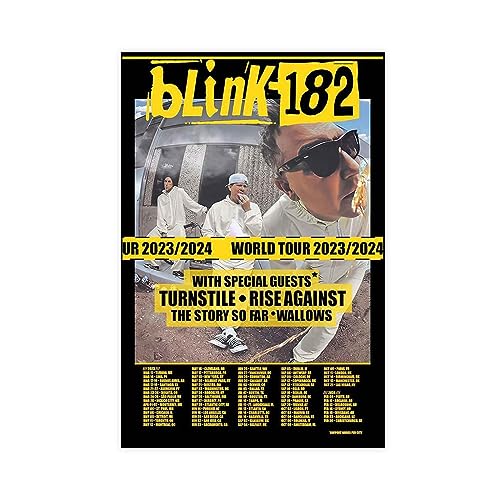 TONFON Blink Poster & 182 UR 2023 oder 2024 World Tour Poster Leinwand Poster Schlafzimmer Dekor Sport Landschaft Büro Zimmer Dekor Geschenk ungerahmt 30 x 45 cm TONFON Blink Poster & 182 UR 2023 oder 2024 World Tour Poster Leinwand Poster Schlafzimmer Dekor Sport Landschaft Büro Zimmer Dekor Geschenk ungerahmt 30 x 45 cm von TONFON
