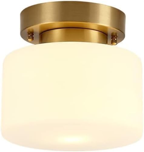 TONFON Deckenlampe aus Metall weiß im minimalistischen Stil mit Glasschirm, Deckeneinbauleuchte, Deckenleuchte, Innenleuchte für Wohnzimmer, Schlafzimmer, Esszimmer, Küche, Flur, Eingang, Halle TONFON Deckenlampe aus Metall weiß im minimalistischen Stil mit Glasschirm, Deckeneinbauleuchte, Deckenleuchte, Innenleuchte für Wohnzimmer, Schlafzimmer, Esszimmer, Küche, Flur, Eingang, Halle von TONFON