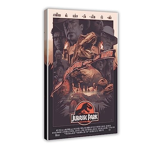 TONFON Jurassic Park, klassischer Dinosaurier-Abenteuer, Filmabdeckung, Wandkunst, Poster, Leinwand, Poster, Schlafzimmer, Dekoration, Sport, Landschaft, Büro, Raumdekoration, Geschenk, Rahmen-Stil, TONFON Jurassic Park, klassischer Dinosaurier-Abenteuer, Filmabdeckung, Wandkunst, Poster, Leinwand, Poster, Schlafzimmer, Dekoration, Sport, Landschaft, Büro, Raumdekoration, Geschenk, Rahmen-Stil, von TONFON