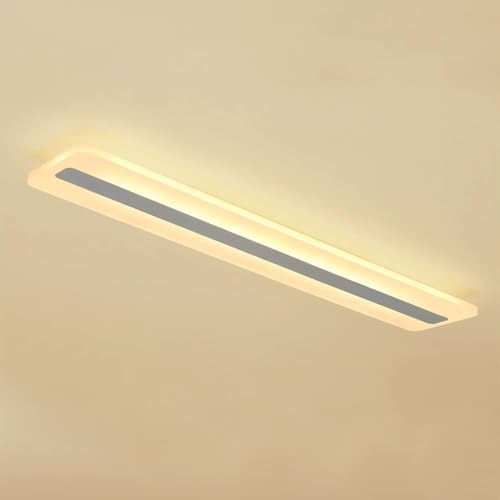 TONFON Semi Flush Mount Beleuchtung Deckenleuchte LED lineare Deckenleuchte Modern weißes Metall Lange Streifen Deckenleuchte für Wohnzimmer Schlafzimmer Esszimmer Küche Studentenflur Kronleuchter TONFON Semi Flush Mount Beleuchtung Deckenleuchte LED lineare Deckenleuchte Modern weißes Metall Lange Streifen Deckenleuchte für Wohnzimmer Schlafzimmer Esszimmer Küche Studentenflur Kronleuchter von TONFON