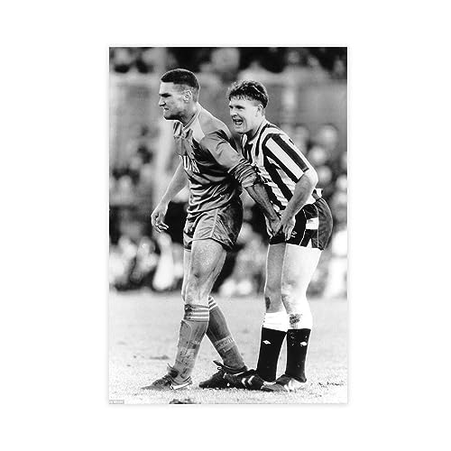 Vinnie Jones und Paul Gascoigne Klassisches lustiges Bild Retro Cover Wandkunst Deco Poster Leinwand Poster Wandkunst Dekor Druck Bild Gemälde für Wohnzimmer Schlafzimmer Dekoration ungerahmt 40,6 x von TONFON