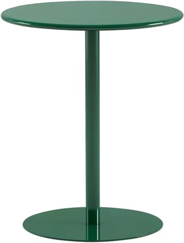 TONG TONG Freizeit Eisen Kunst Kreativ Sofatisch, Runder Moderner Beistelltisch Für Zu Hause, Beistelltisch Metall, Side Table Living Room (Grün) von TONG TONG