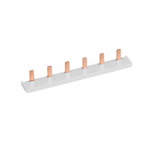 TONGOU phasenschiene 1 polig 6-fach Sammelschiene max. 63A Busbar 230/415V, Geeignet für Wohn- und Geschäftshäuser, Präzision, Kompaktheit von TONGOU