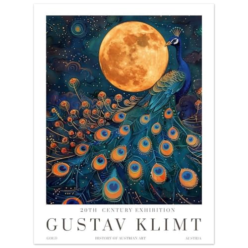 TONGYINLI Gustav Klimt Museum Garten-Druckposter, klassisches Blumengemälde, Blumen-Wandkunstbilder für Wohnzimmer, Heimdekoration, 60 x 90 cm, rahmenlos TONGYINLI Gustav Klimt Museum Garten-Druckposter, klassisches Blumengemälde, Blumen-Wandkunstbilder für Wohnzimmer, Heimdekoration, 60 x 90 cm, rahmenlos von TONGYINLI