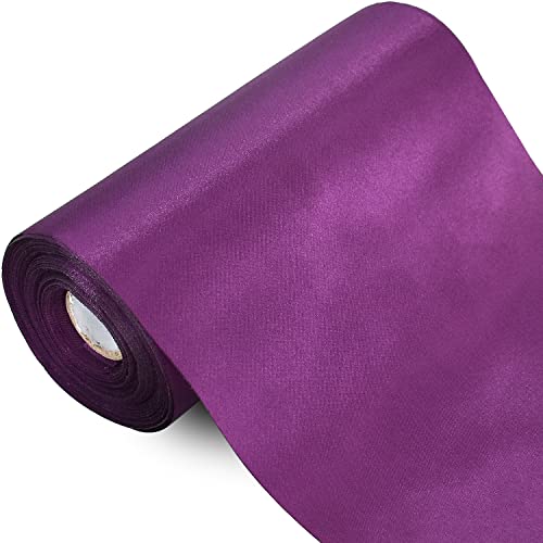 TONIFUL 15cm x 20M lila Band breit geschenkband große Schleife Satinband für Auto Bogen Große Eröffnungszeremonie Schleifen Partydekoration Stuhl Hochzeit Der Valentinstag Weihnachten TONIFUL 15cm x 20M lila Band breit geschenkband große Schleife Satinband für Auto Bogen Große Eröffnungszeremonie Schleifen Partydekoration Stuhl Hochzeit Der Valentinstag Weihnachten von TONIFUL