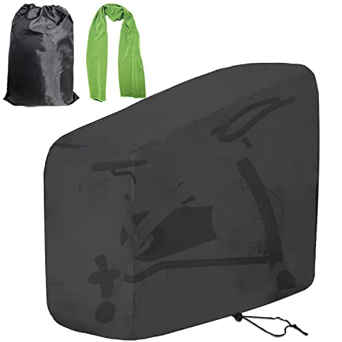 Heimtrainer-Abdeckung, Fahrrad-Abdeckung, Spin-Bike, Trainingsrad, aufrecht, Radfahren, Fitness, Fahrräder, staubdicht, wasserdicht, Schutzhülle, für drinnen und draußen Heimtrainer-Abdeckung, Fahrrad-Abdeckung, Spin-Bike, Trainingsrad, aufrecht, Radfahren, Fitness, Fahrräder, staubdicht, wasserdicht, Schutzhülle, für drinnen und draußen von TONINT